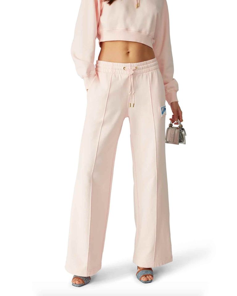 CASABLANCA・カサブランカ - ジャージ・トラックパンツ GREEK TEMPLE PATCH OPEN HEM JOGGER / PINK