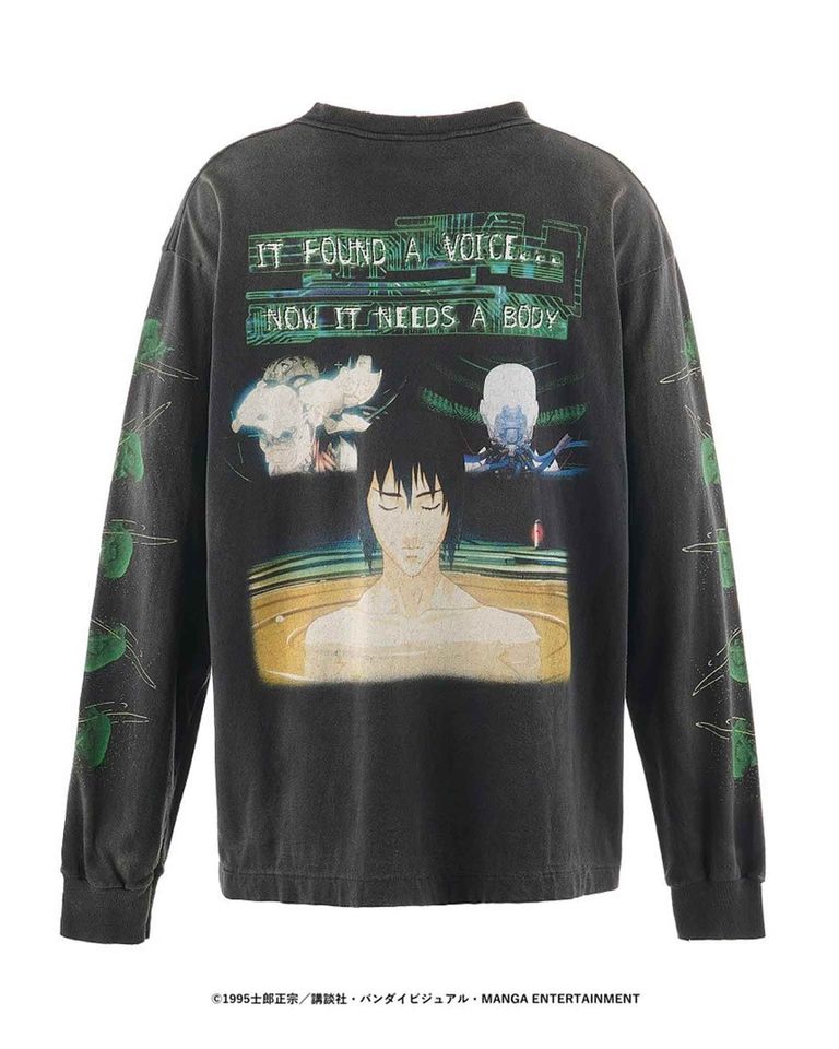 ©SAINT M××××××・セントマイケル - L/S Tシャツ GS_LS TEE/GITS / BLACK