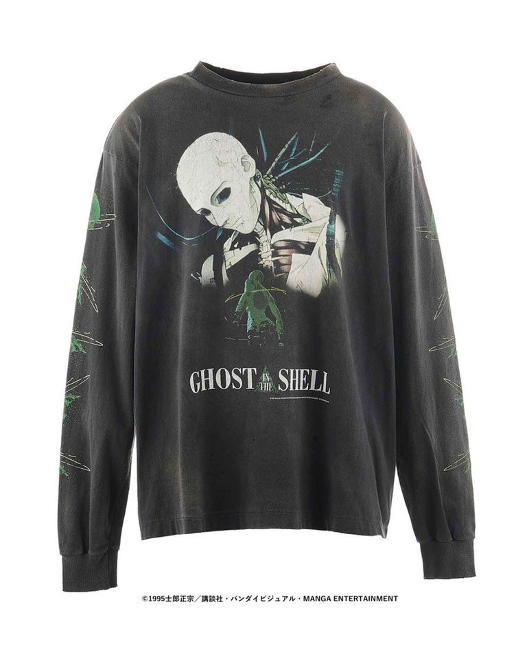 ©SAINT M××××××・セントマイケル - L/S Tシャツ GS_LS TEE/GITS / BLACK