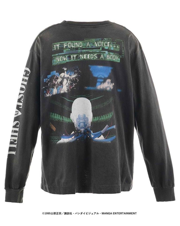 ©SAINT M××××××・セントマイケル - L/S Tシャツ GS_LS TEE/ILYA GITS / BLACK