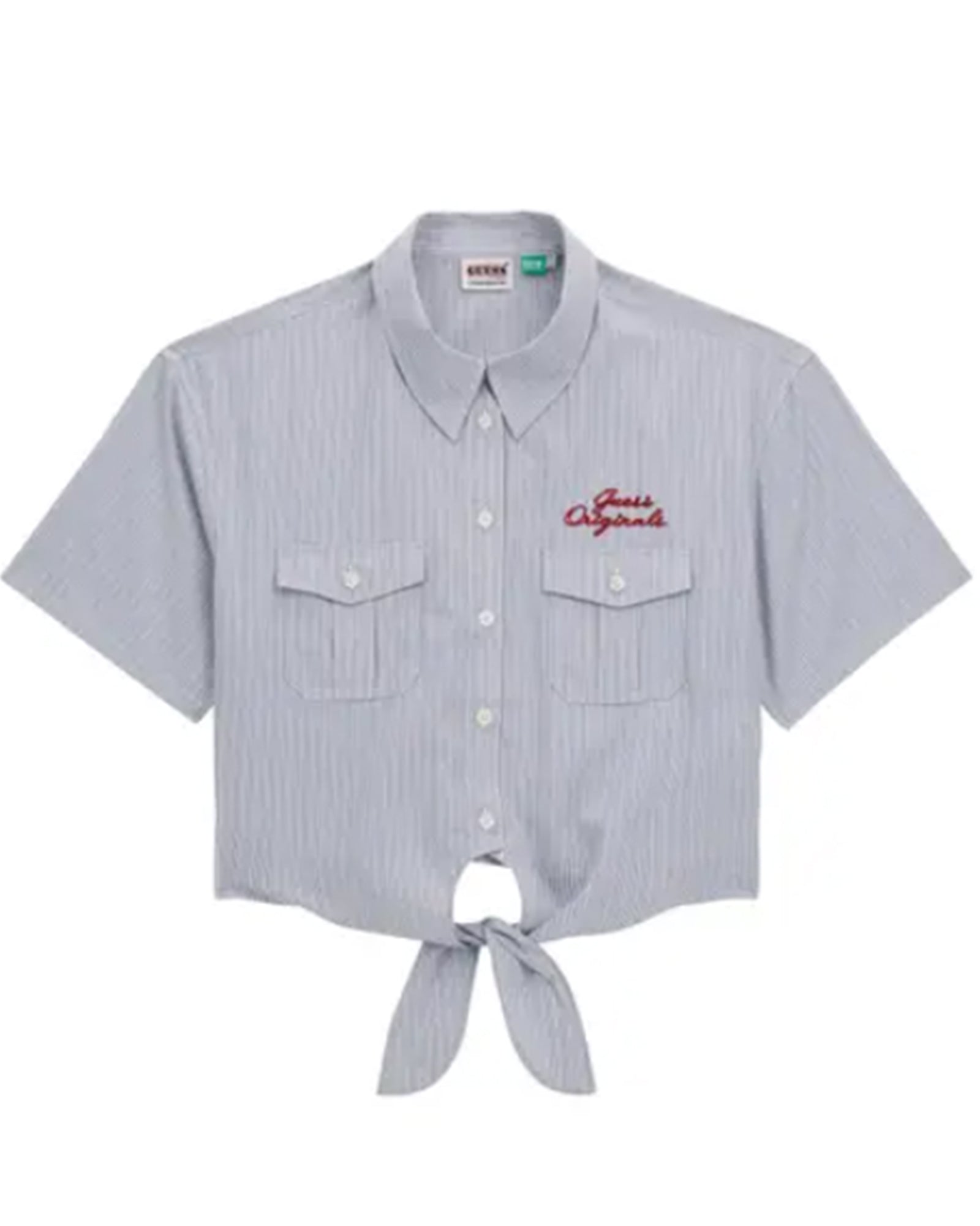 GO WORKWEAR TIE TOP / BLUE