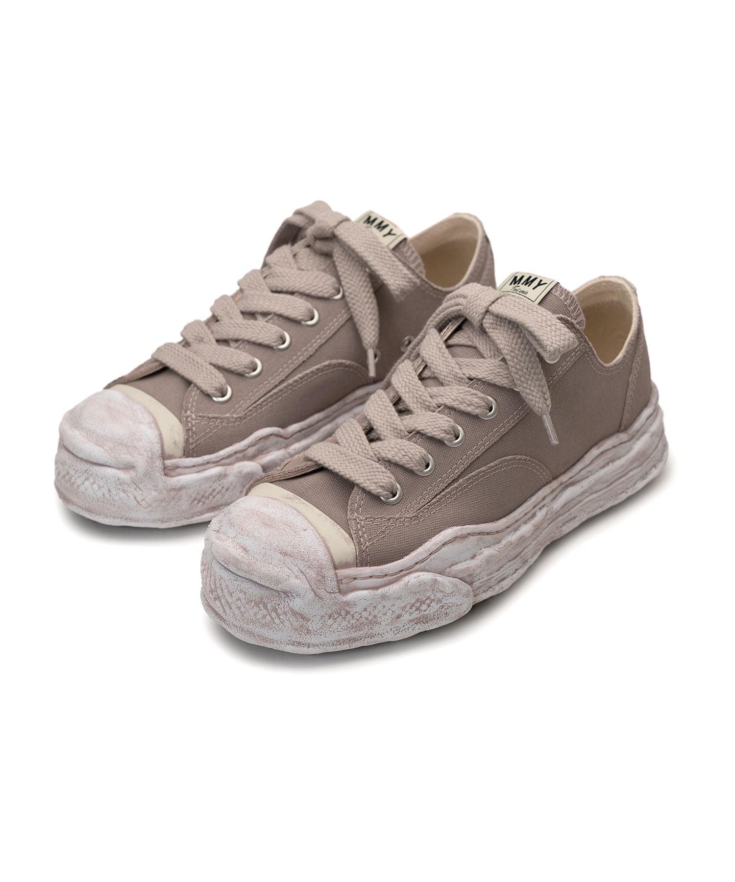 MIHARA YASUHIRO・ミハラヤスヒロ - ローカットスニーカー HANK / ORIGINAL SOLE CANVAS GARMENT DYED LOW-TOP SNEAKER / GRAY