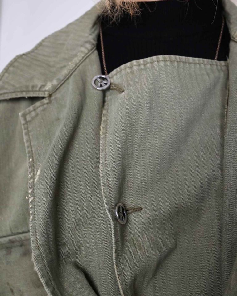 READYMADE・readymade -  HBONE SHIRTJACKET / KHAKI