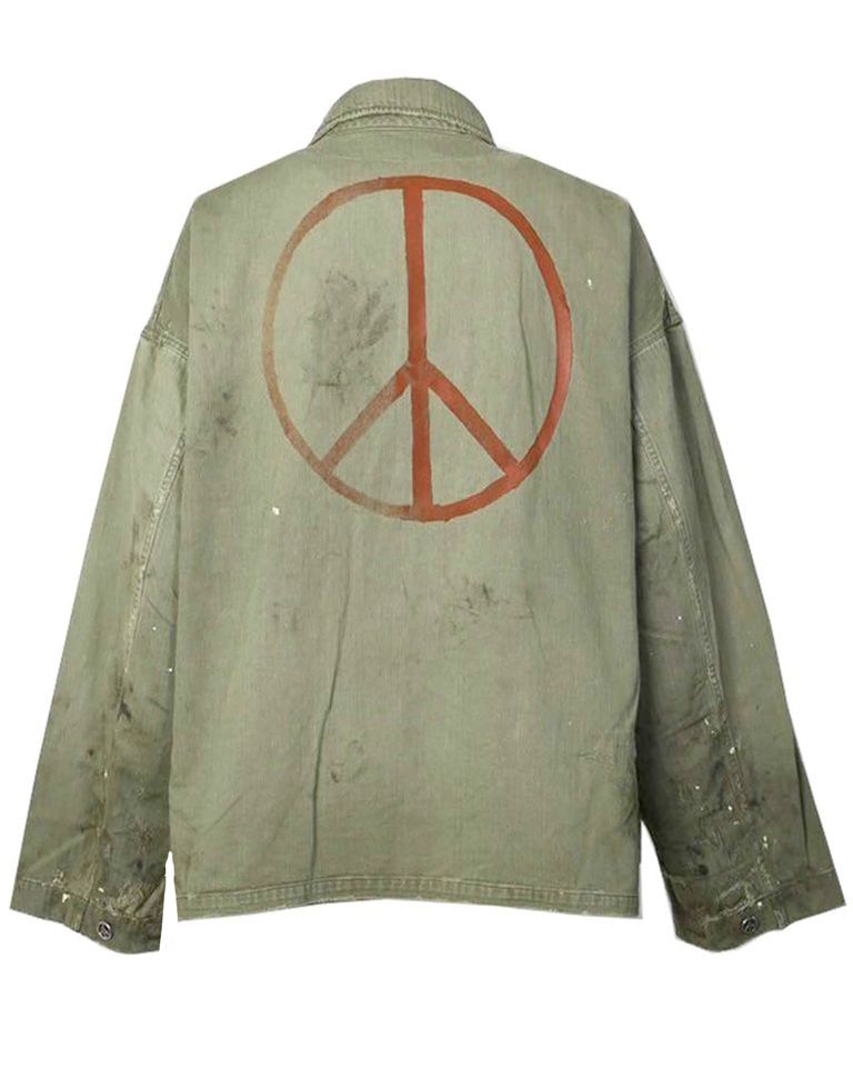 READYMADE・readymade -  HBONE SHIRTJACKET / KHAKI