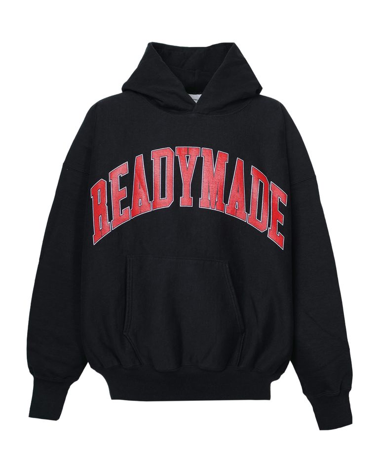 HOODIE ARCH LOGO / BLACK