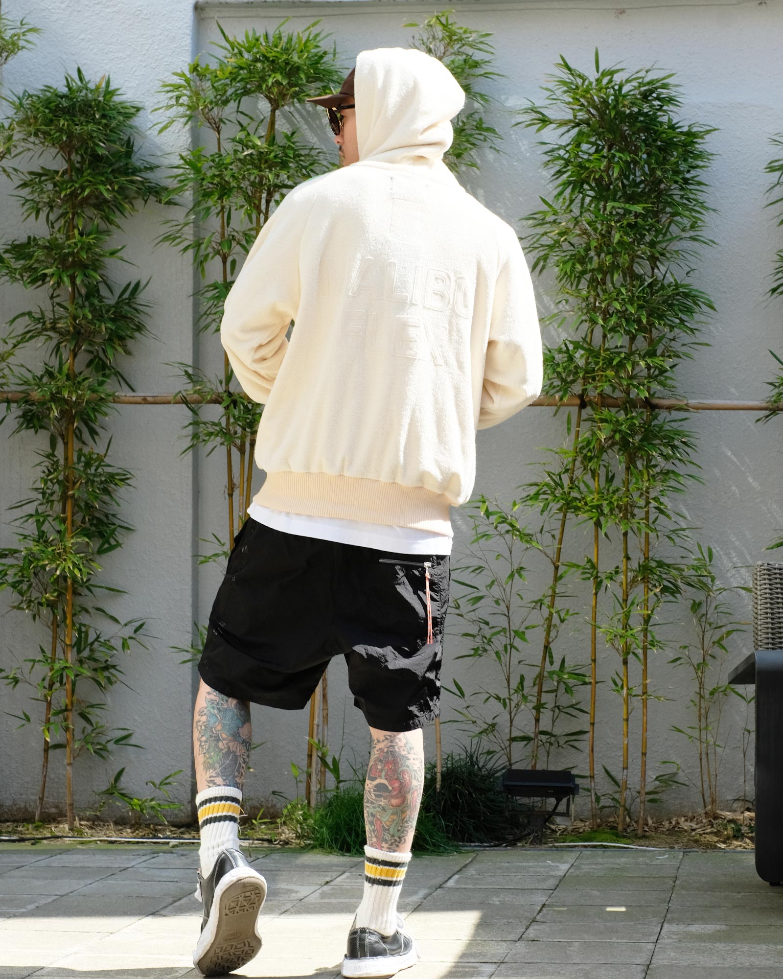 Perfectribs・perfect ribs -  IMABARI PILC ZIP HOODIE/MALIBU FLEX (XL) / WHITE