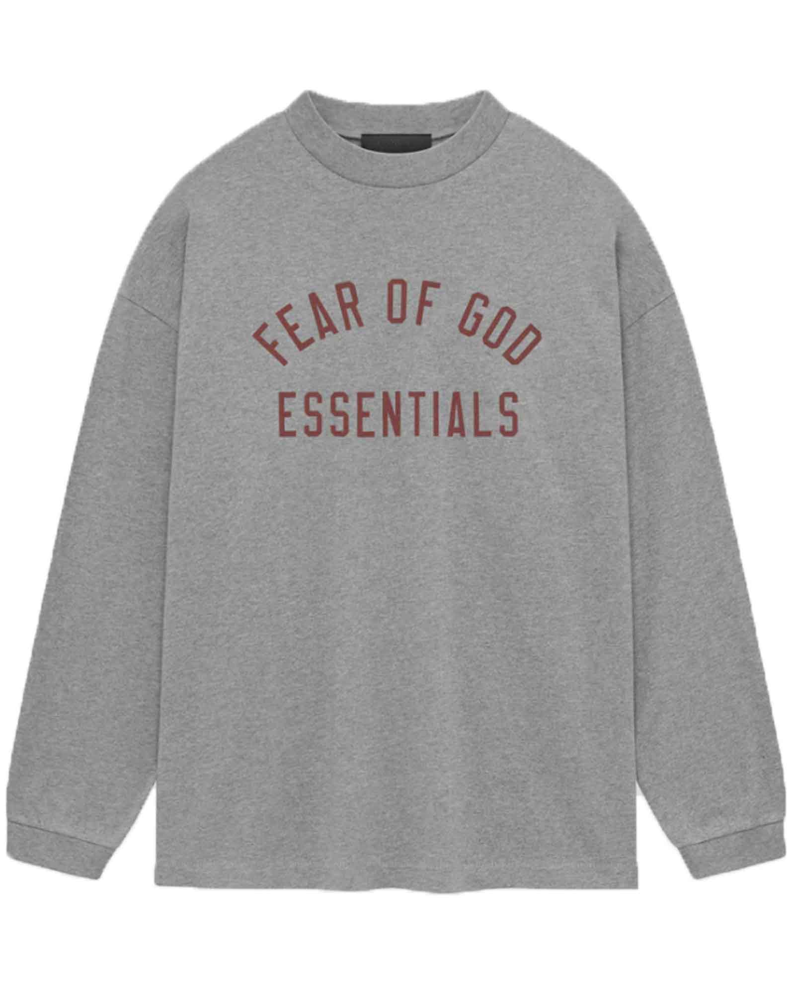 ESSENTIALS・essentials -  JERSEY LONG SLEEVE TEE / DARK HEATHER