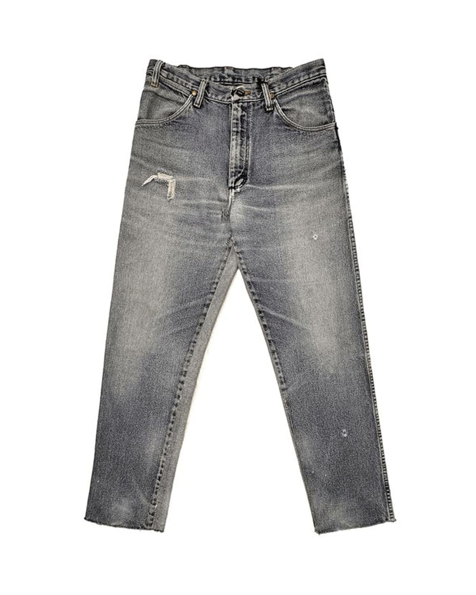 MEDIAM BLUE DECONSTRUCTED VINTAGE JEANS / BLUE