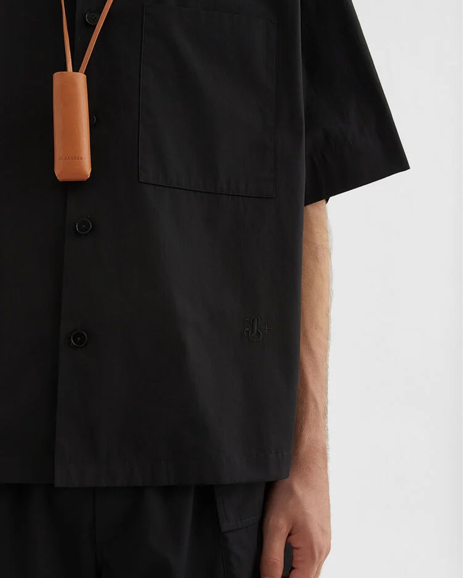 JIL SANDER・Jil Sander -  SHIRT 166 EMB / BLACK