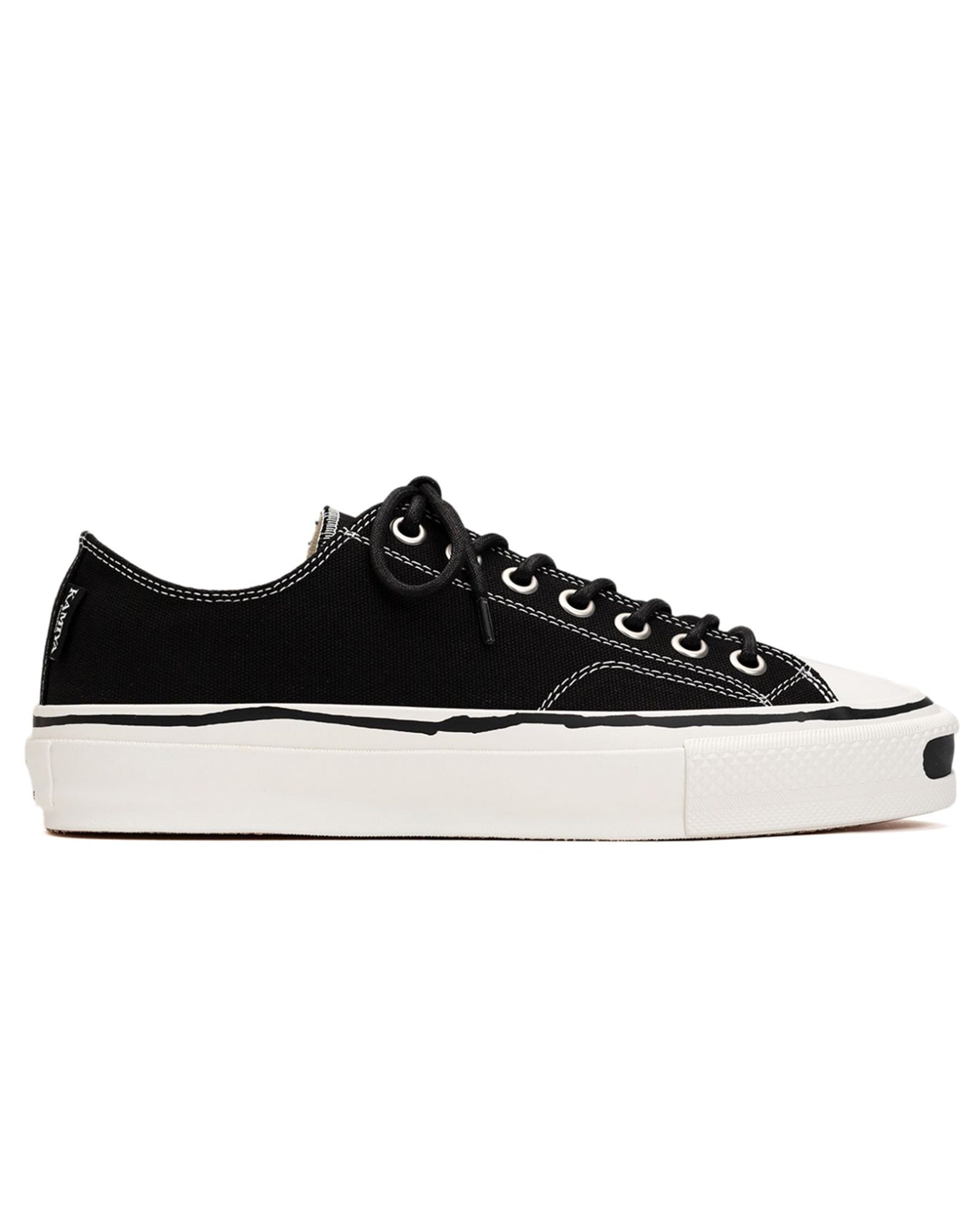 KAMIYA・カミヤ - ローカットスニーカー "JOEY" VULCANIZED SNEAKER / BLACK