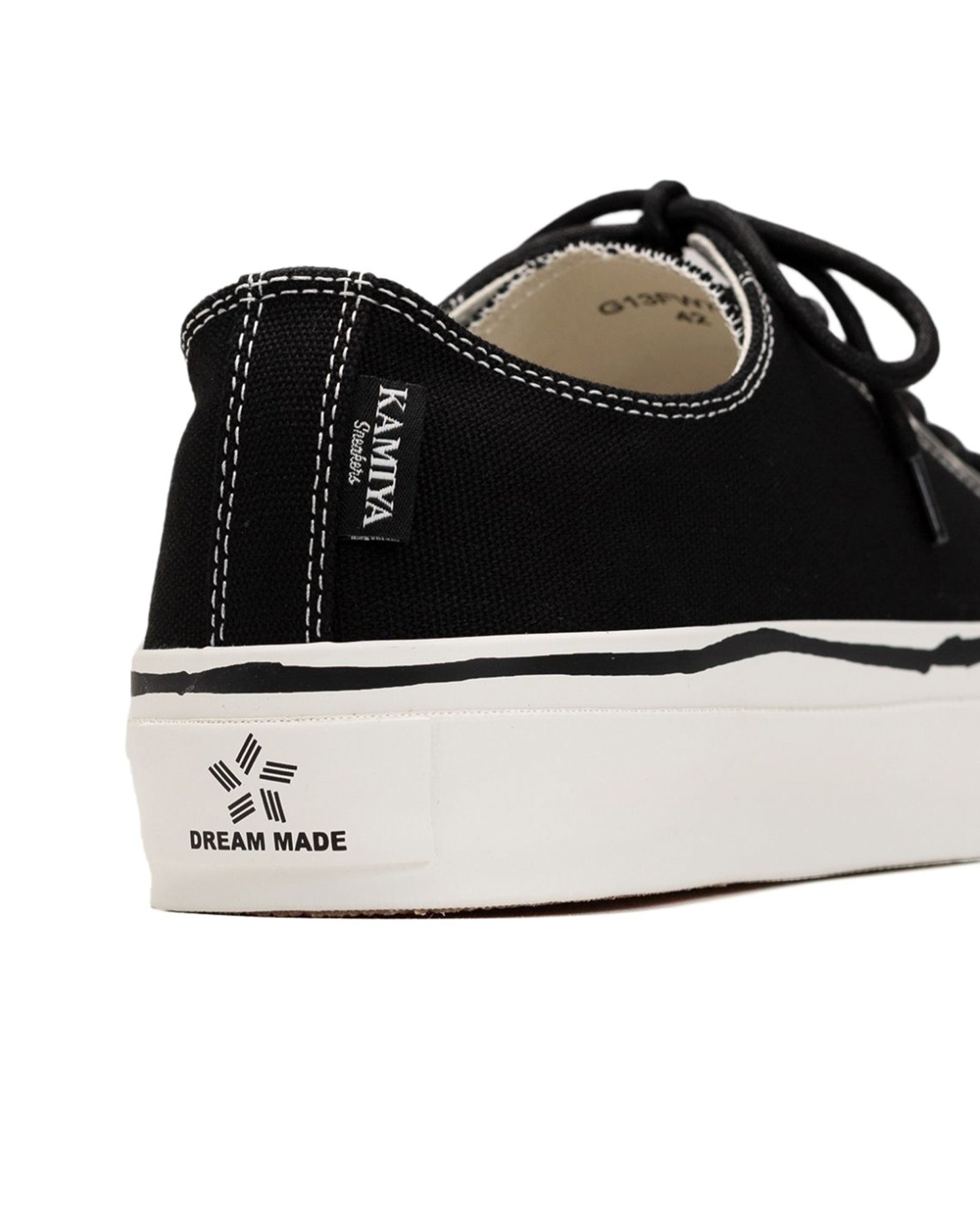 KAMIYA・カミヤ - ローカットスニーカー "JOEY" VULCANIZED SNEAKER / BLACK