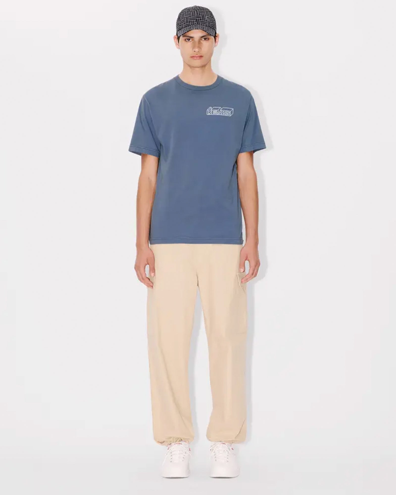 KENZO・Kenzo -  KENZO KUBE CLASSIC T-SHIRT / BLUE