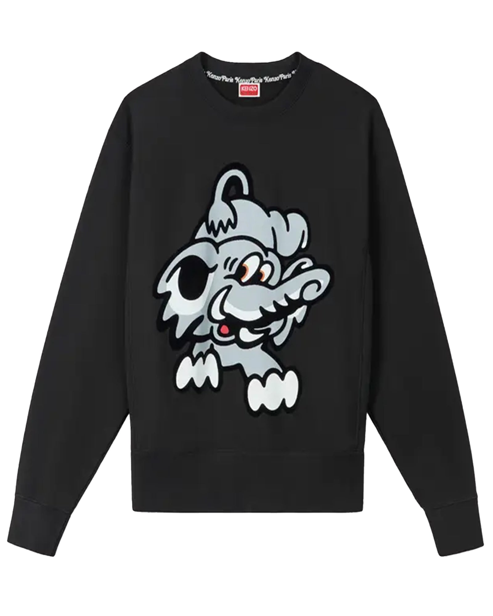 KENZO(ケンゾー) VERDY COLLECTION CLASSIC SWEATSHIRT BLACK Detail Application オンライン公式ストア