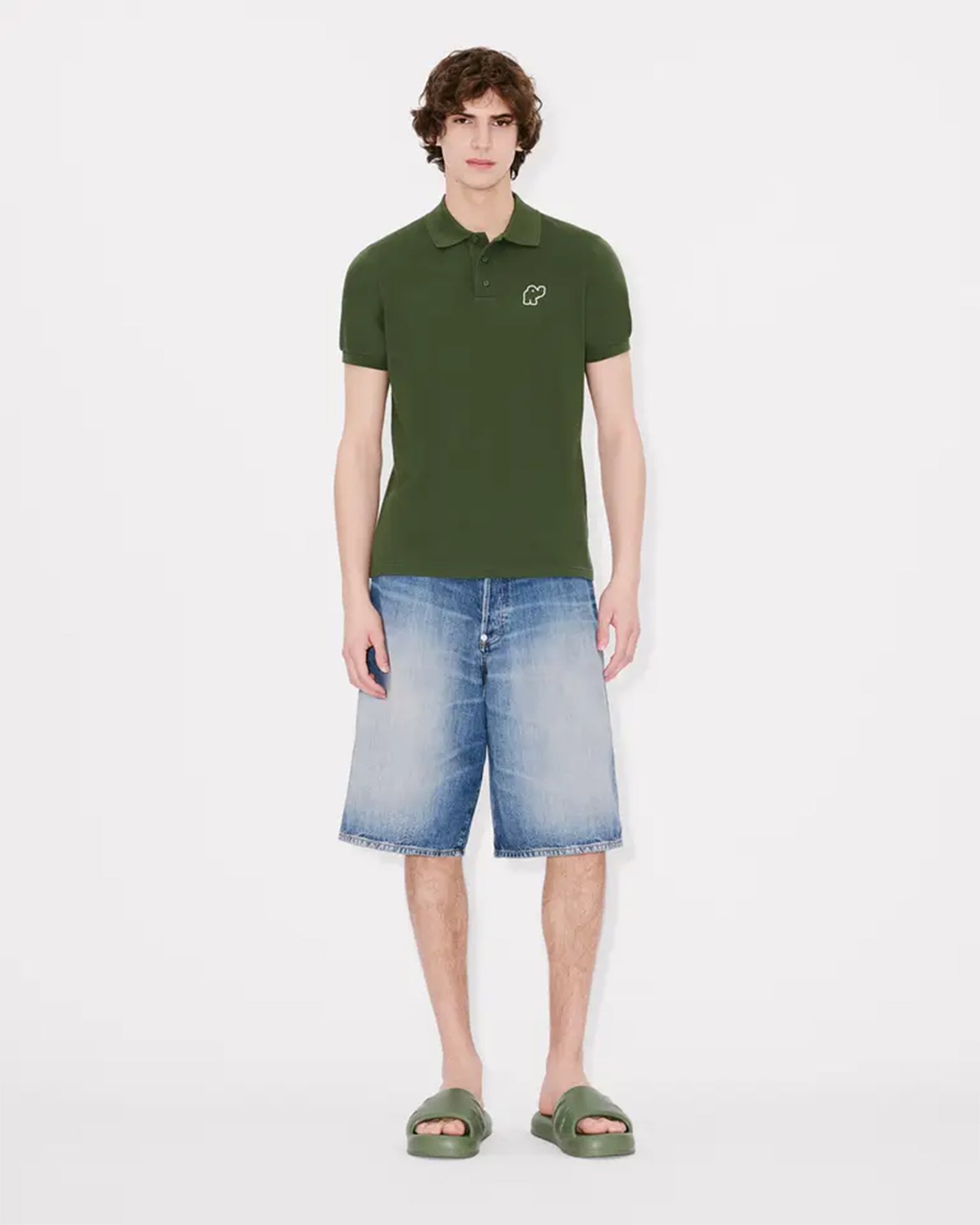 KENZO・ケンゾー - サンダル KENZO-SPLASH SLIDES / KHAKI