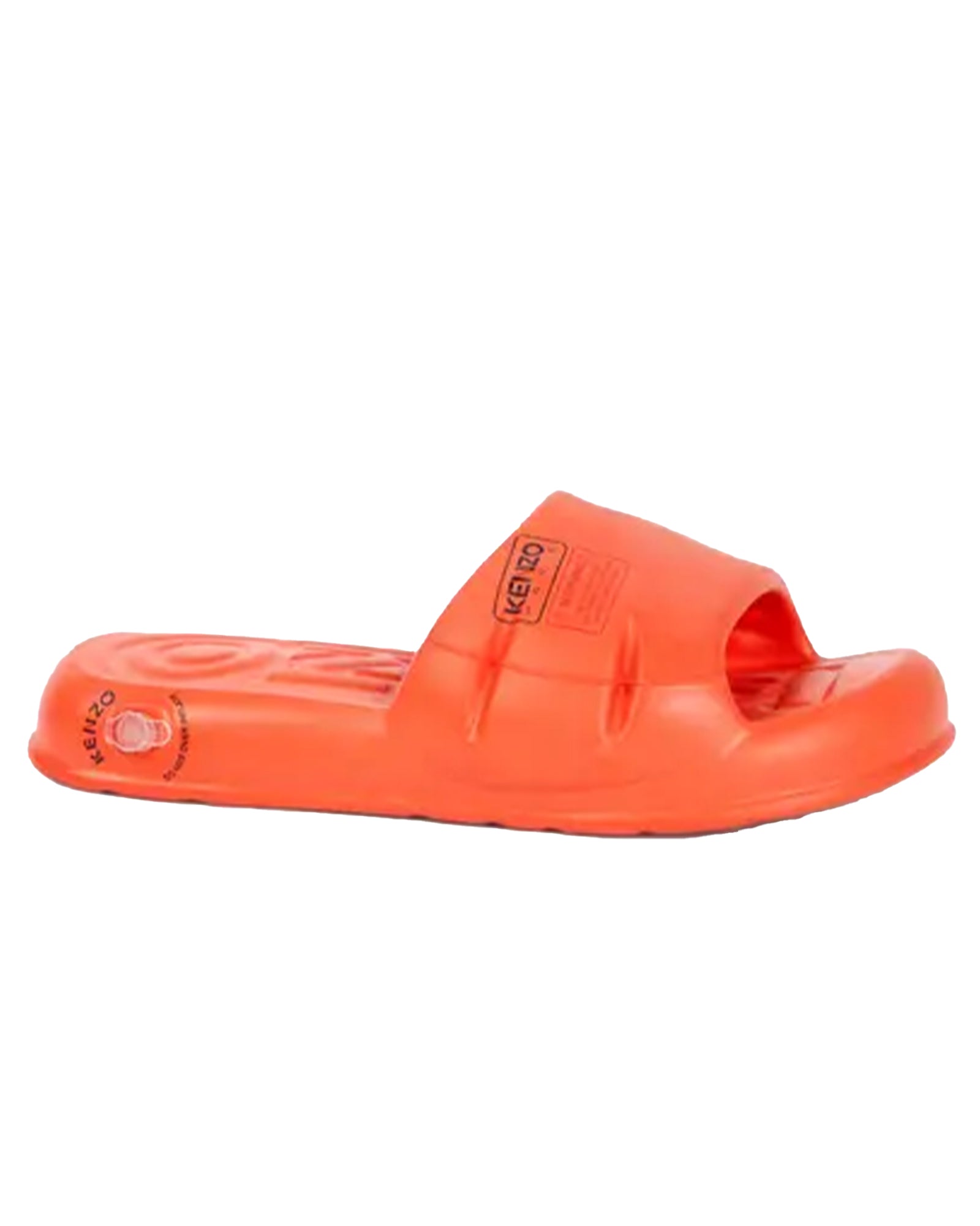 KENZO・ケンゾー - サンダル KENZO-SPLASH SLIDES / ORANGE