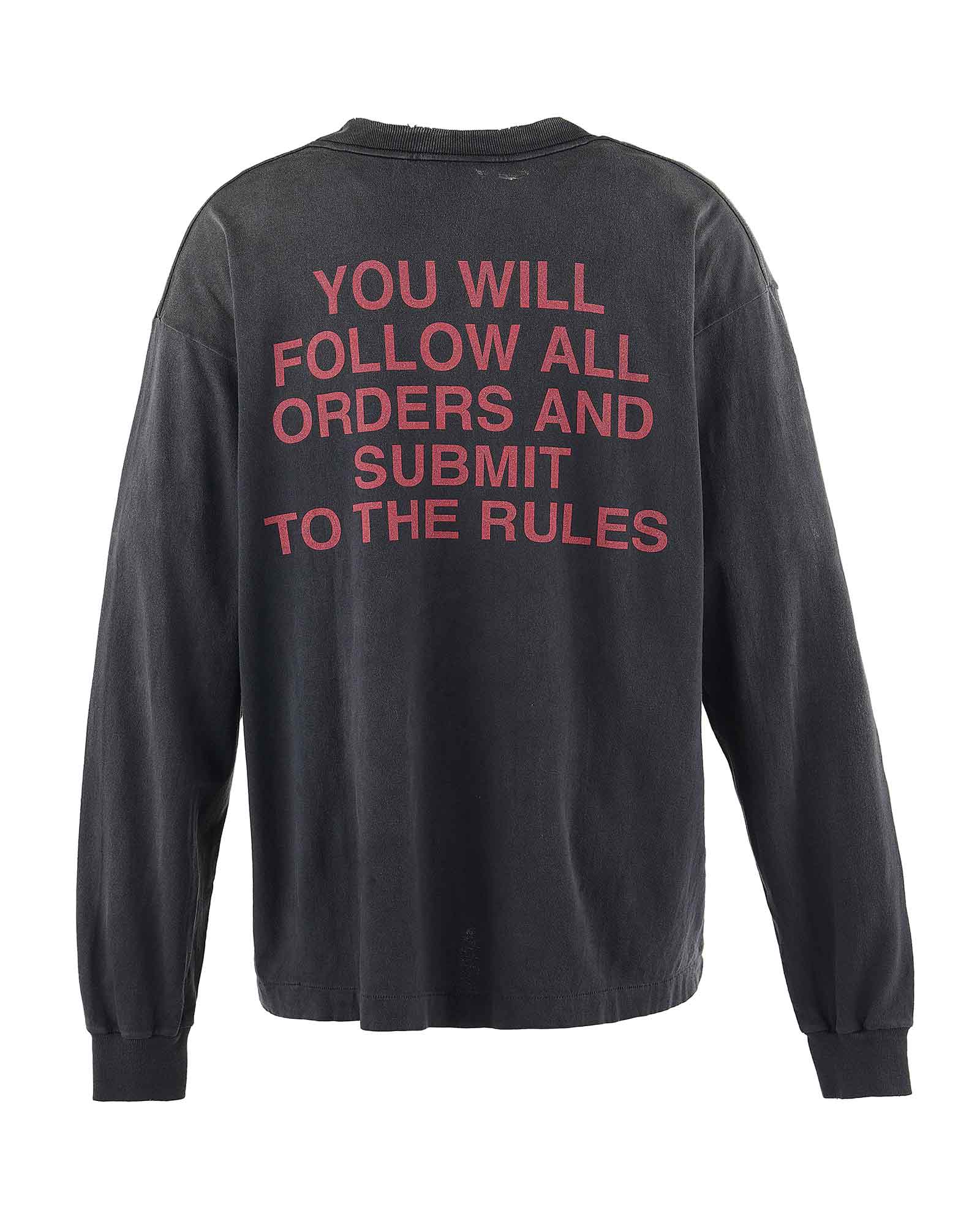 ©SAINT M××××××・セントマイケル - L/S Tシャツ KK_LS TEE/COMPLETE CONTRL / BLACK