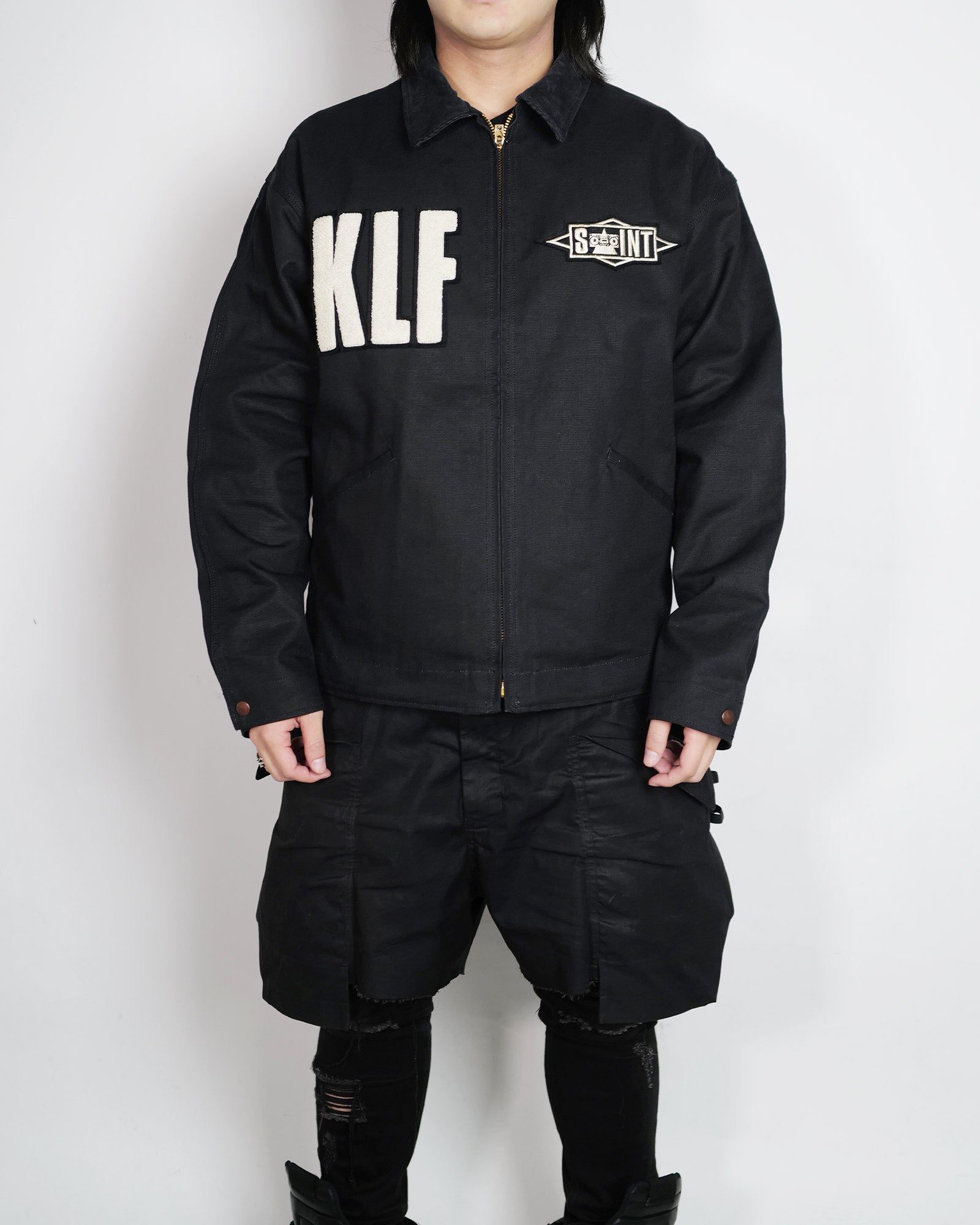 ©SAINT M××××××・セントマイケル - ジャケット KLF_DETROIT JACKET/KLF / BLACK