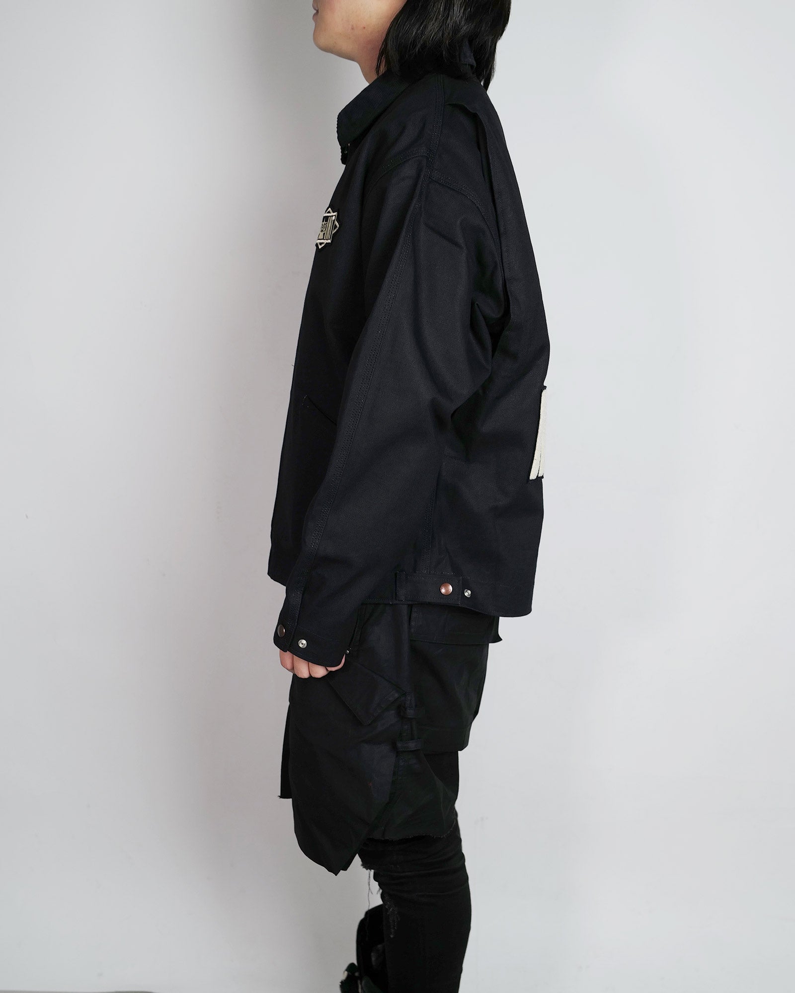 ©SAINT M××××××・セントマイケル - ジャケット KLF_DETROIT JACKET/KLF / BLACK