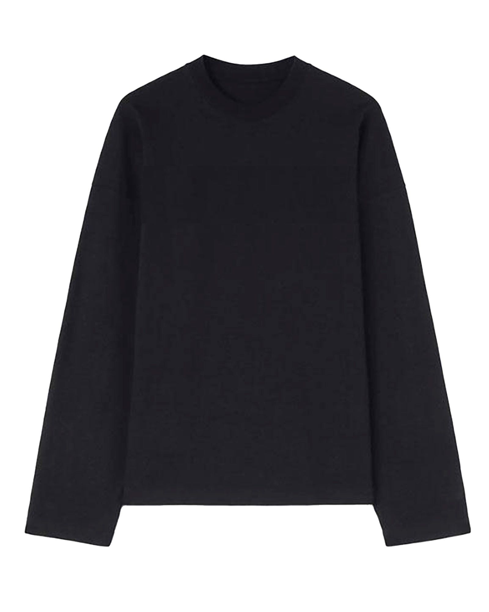 JIL SANDER +・ジルサンダープラス - L/S Tシャツ T-SHIRT CN LS / BLACK