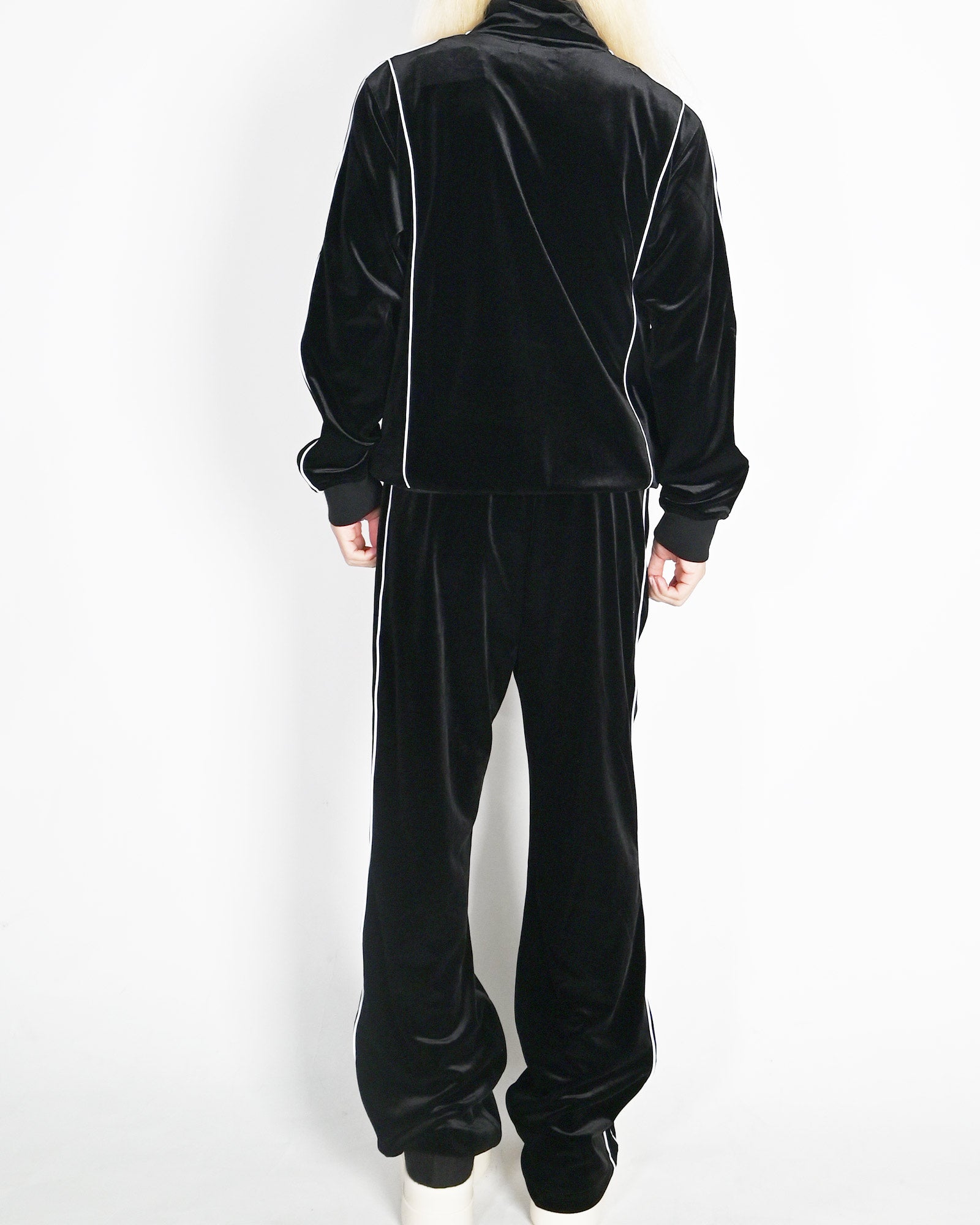 LAST NEST・ラストネスト - ジャージ・トラックパンツ VELOUR TRACK PANTS V2 / BLACK