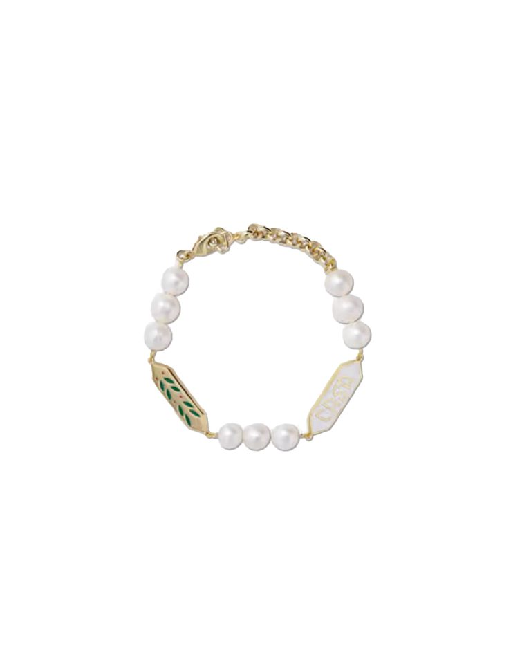 LAUREL PEARL BRACELET / GOLD/PEARL