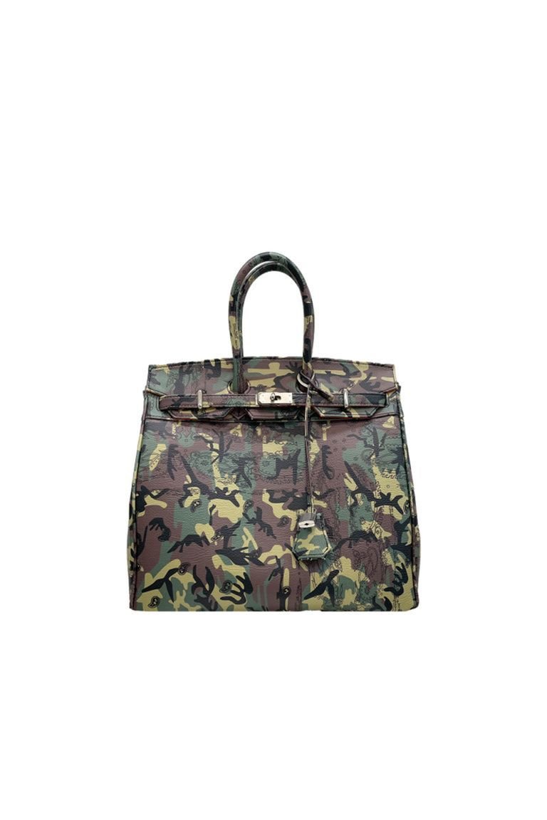 LIMITED TRAVEL BAG 35 / KAHKI/SILVER