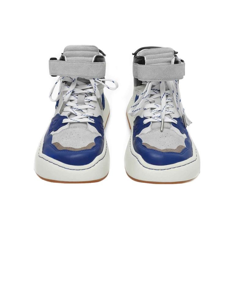 Ader Error・アーダーエラー - ハイカットスニーカー LOG; KHALIF SNEAKER / BLUE