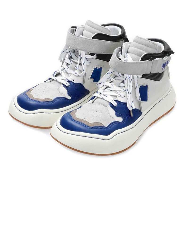 Ader Error・アーダーエラー - ハイカットスニーカー LOG; KHALIF SNEAKER / BLUE