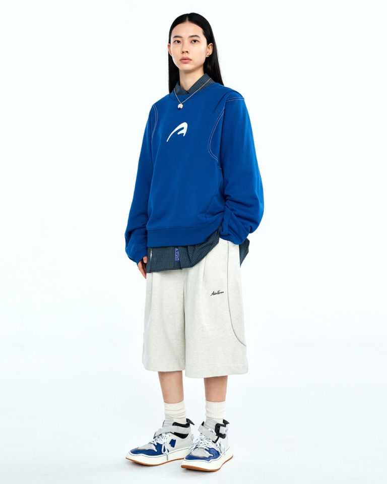 Ader Error・アーダーエラー - ハイカットスニーカー LOG; KHALIF SNEAKER / BLUE