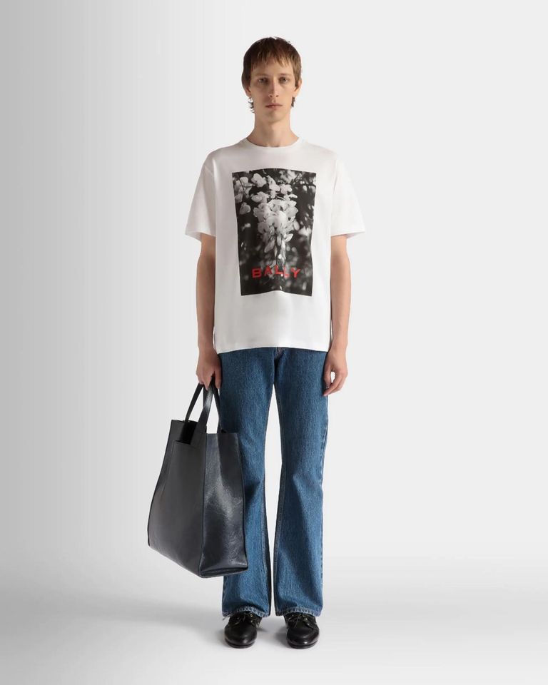 BALLY・バリー - Tシャツ・カットソー M5BAD44F / WHITE