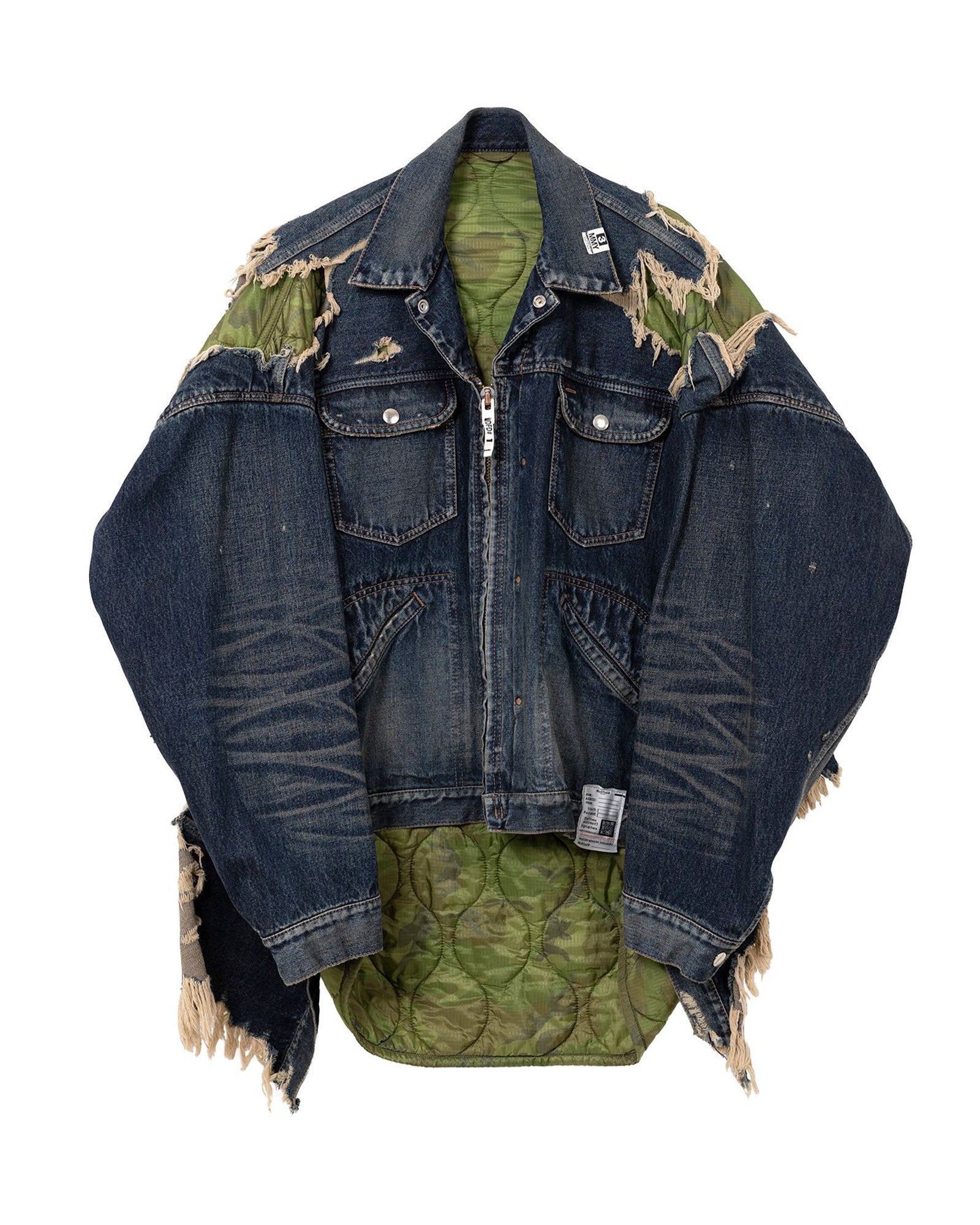 MIHARA YASUHIRO・ミハラヤスヒロ - デニムジャケット DOUBLE LAYERED DENIM JACKET / INDIGO