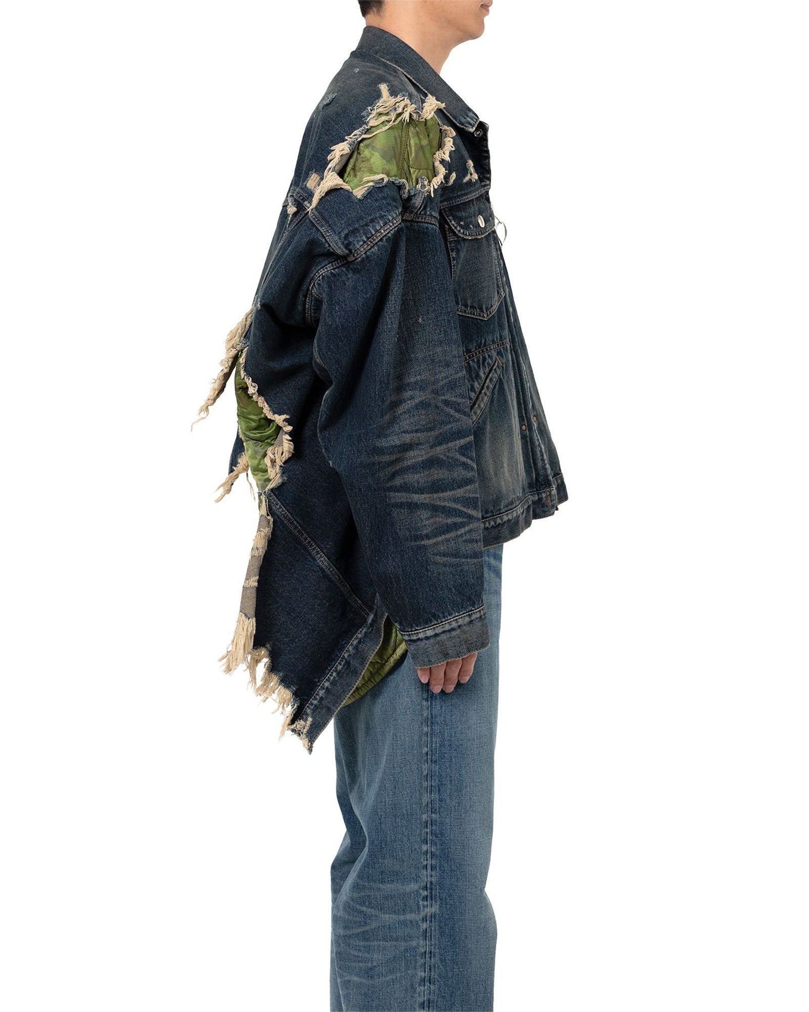 MIHARA YASUHIRO・ミハラヤスヒロ - デニムジャケット DOUBLE LAYERED DENIM JACKET / INDIGO