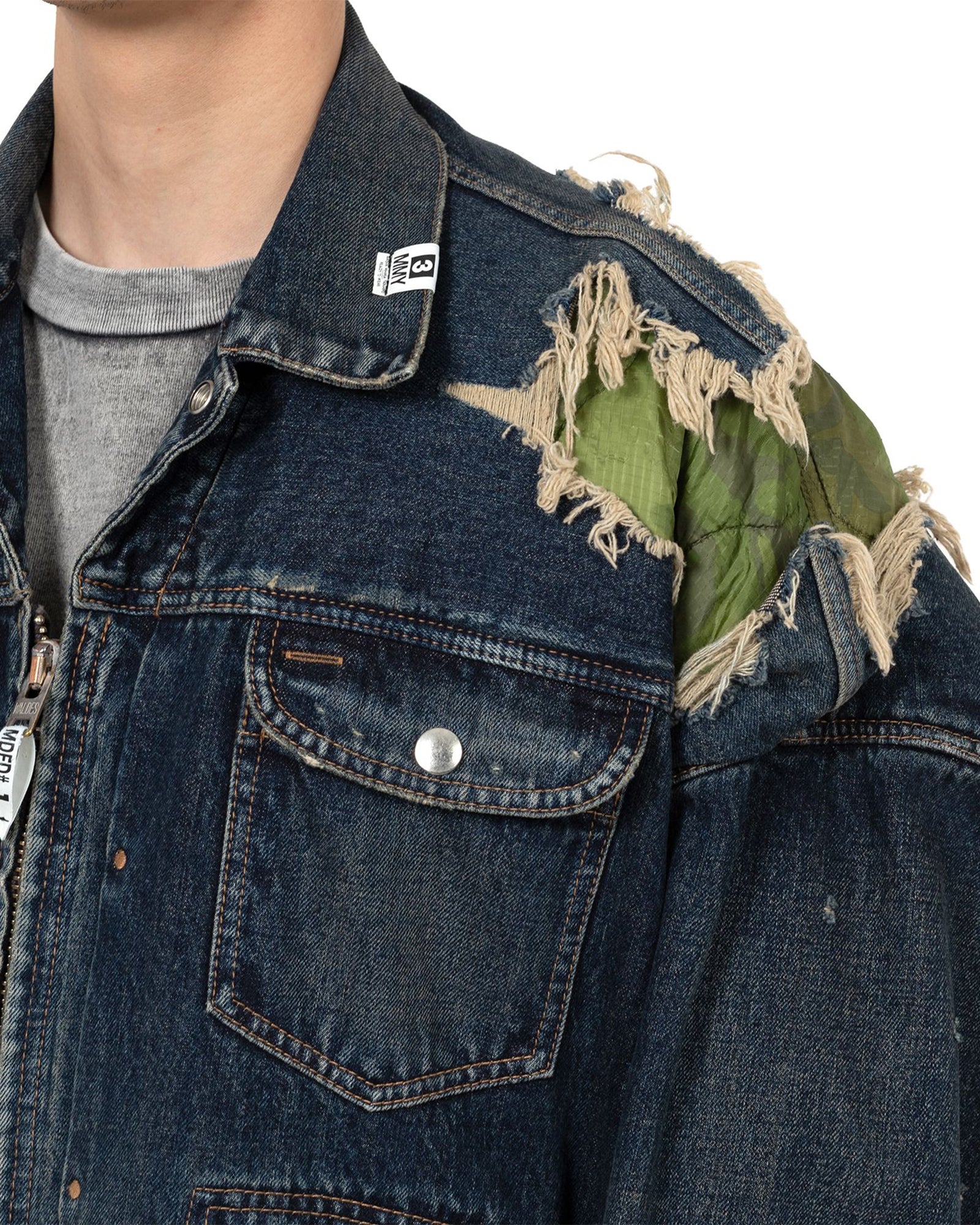 MIHARA YASUHIRO・ミハラヤスヒロ - デニムジャケット DOUBLE LAYERED DENIM JACKET / INDIGO