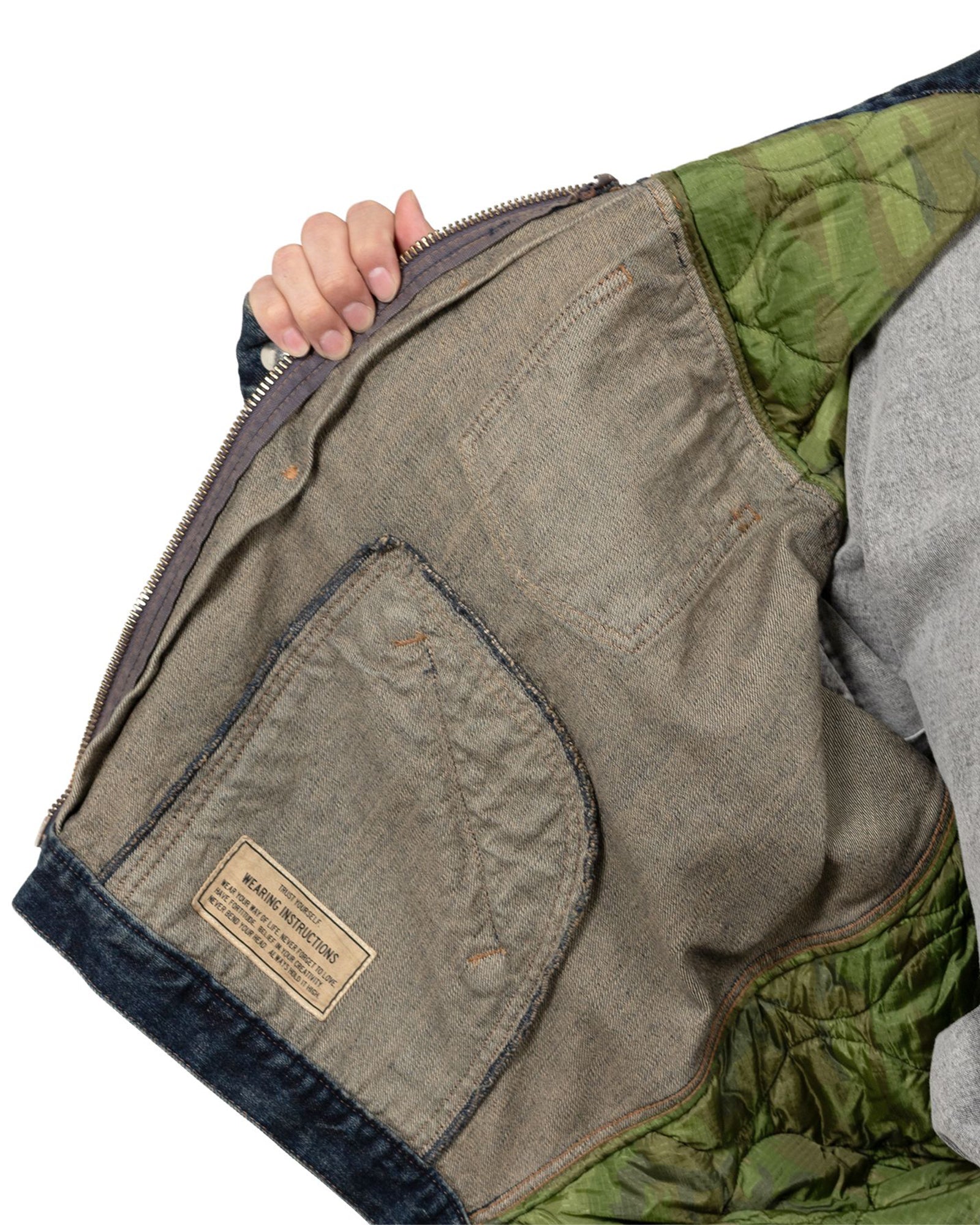 MIHARA YASUHIRO・ミハラヤスヒロ - デニムジャケット DOUBLE LAYERED DENIM JACKET / INDIGO