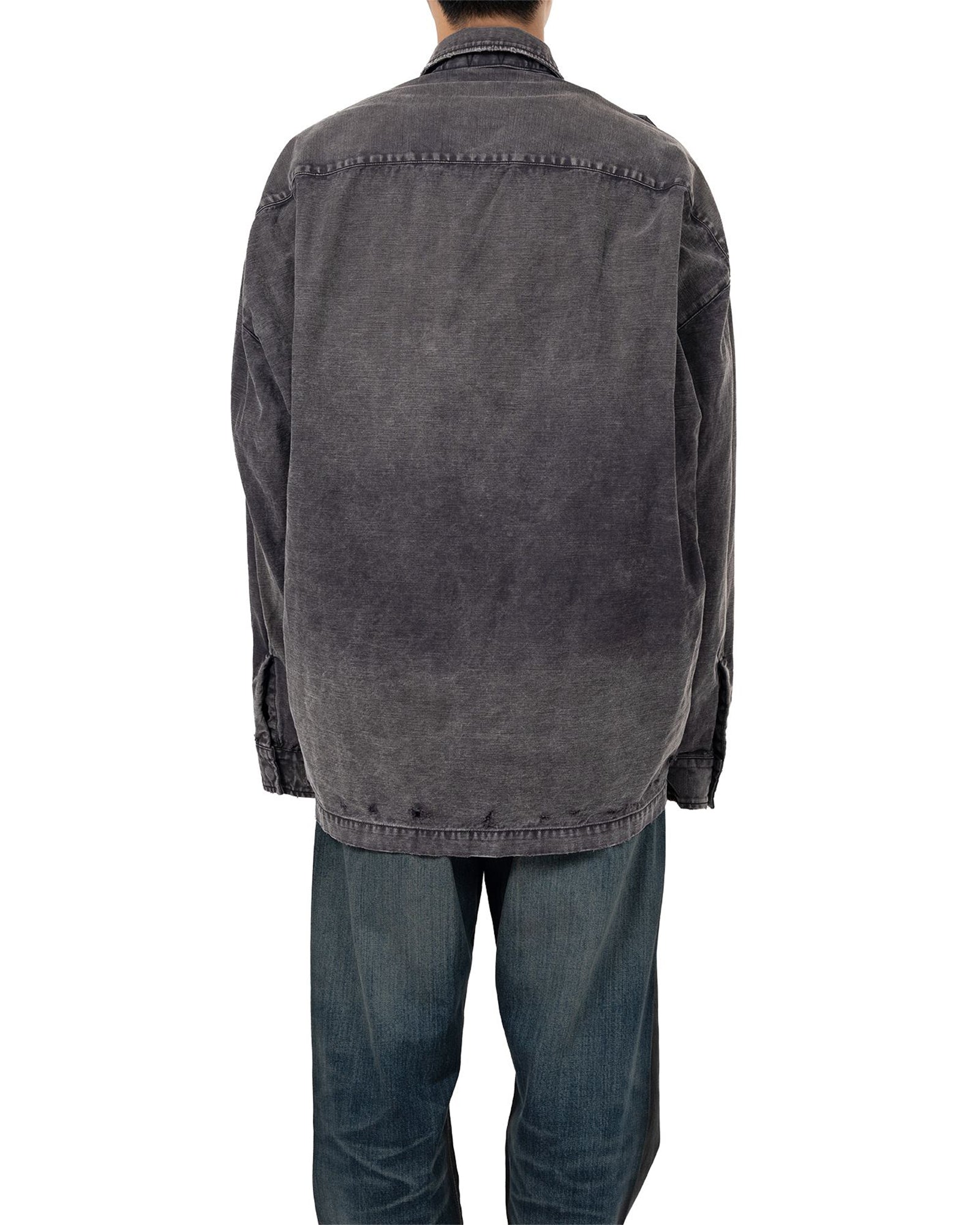 MIHARA YASUHIRO・ミハラヤスヒロ - シャツ EMBELLISHED MILITARY SHIRTS / BLACK