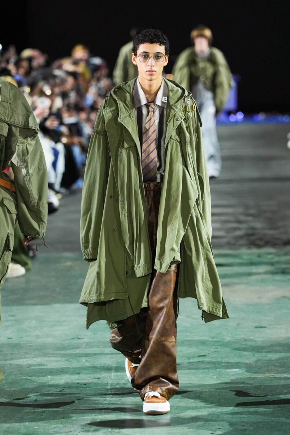 MIHARA YASUHIRO・ミハラヤスヒロ - コート LAYERED M-51 MODS PARKA / KHAKI