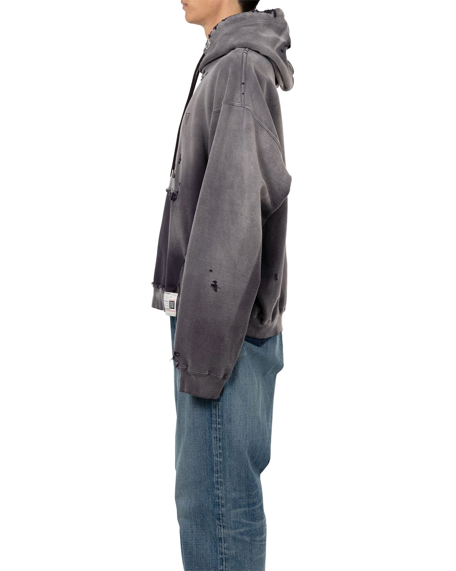 MIHARA YASUHIRO・ミハラヤスヒロ - パーカー・フーディ SUN FADED HOODIE / BLACK