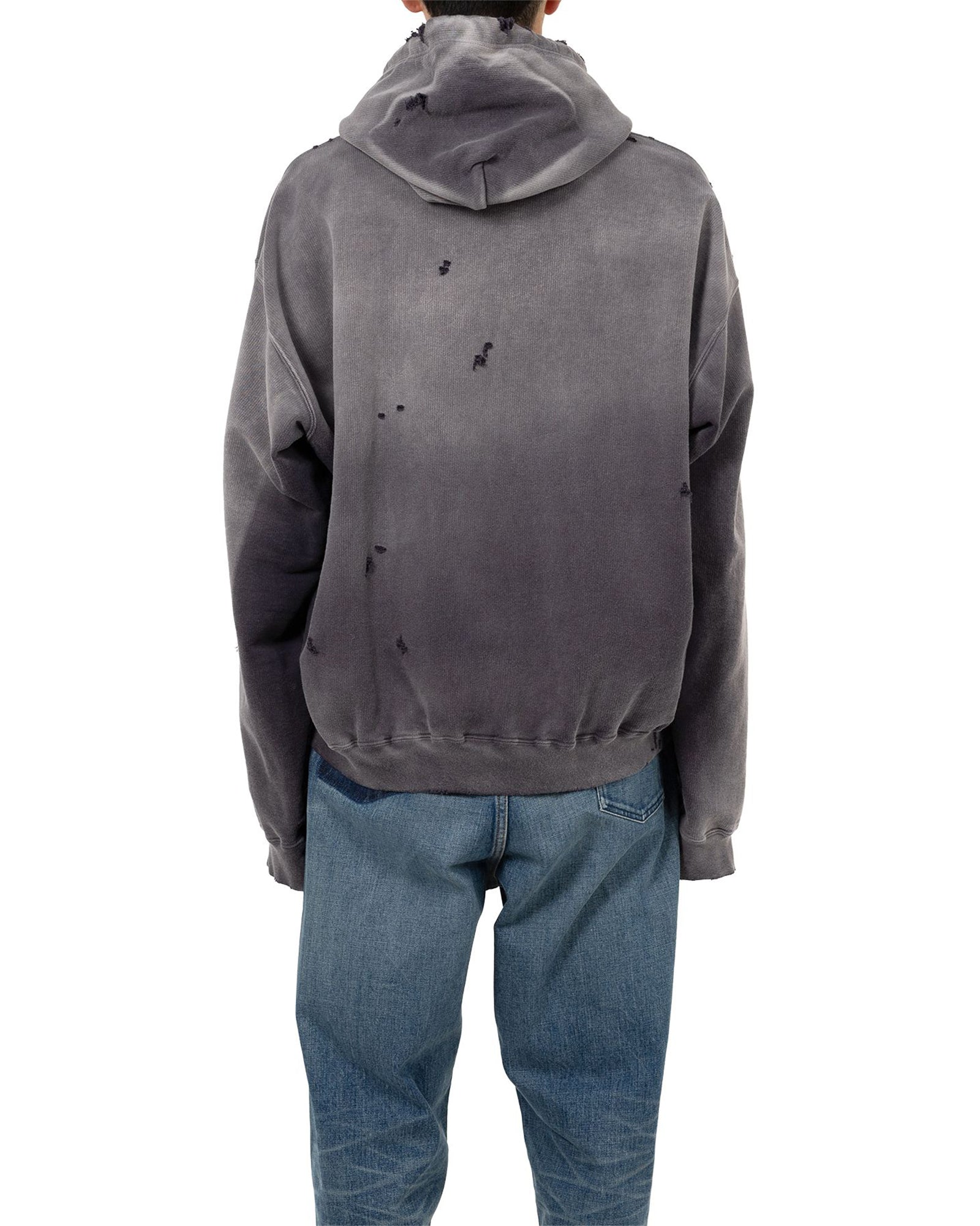 MIHARA YASUHIRO・ミハラヤスヒロ - パーカー・フーディ SUN FADED HOODIE / BLACK