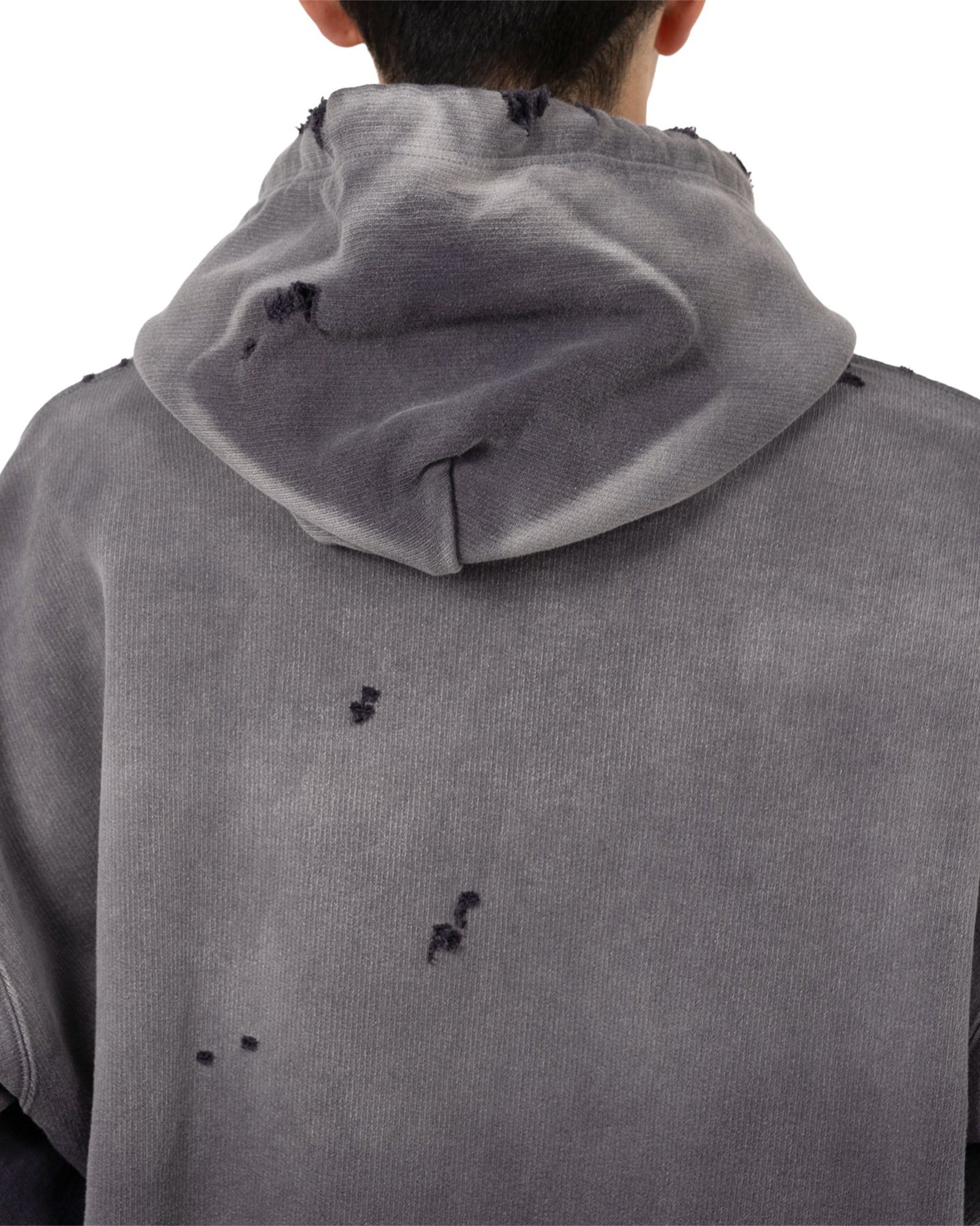 MIHARA YASUHIRO・ミハラヤスヒロ - パーカー・フーディ SUN FADED HOODIE / BLACK