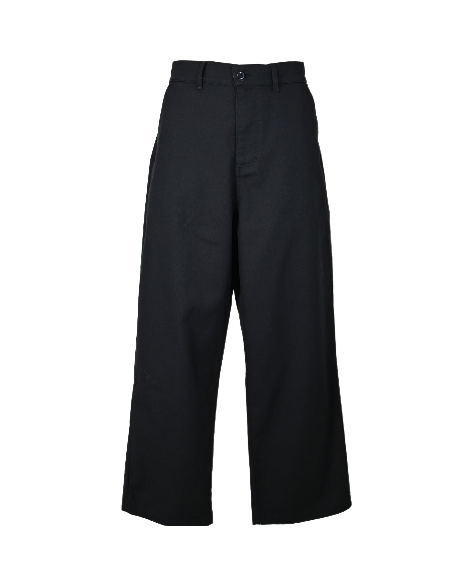 MEN FEAR WIDE CHINO PANTS WOVEN  / BLACK