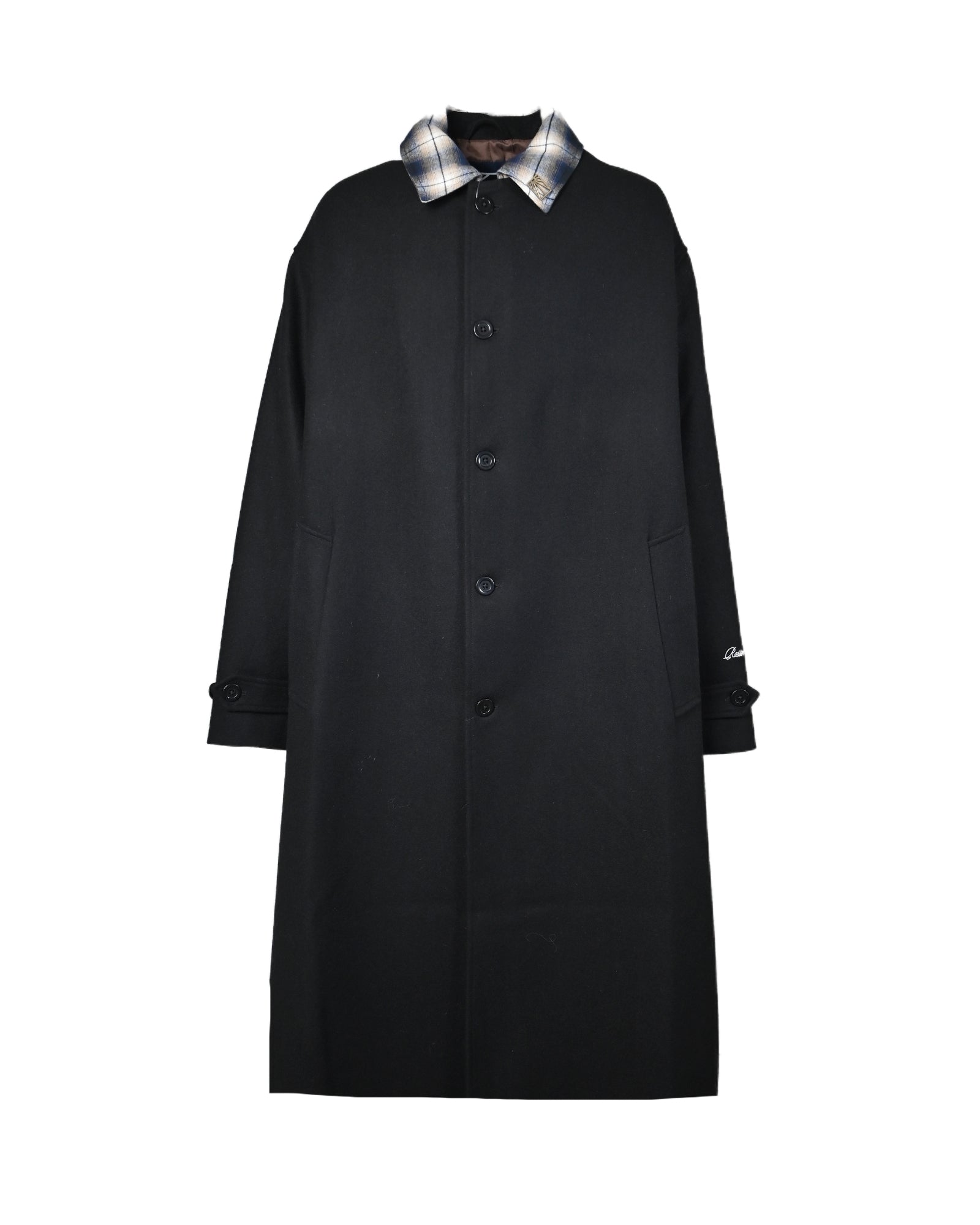 MEN WINTER COAT WOVEN / BLACK