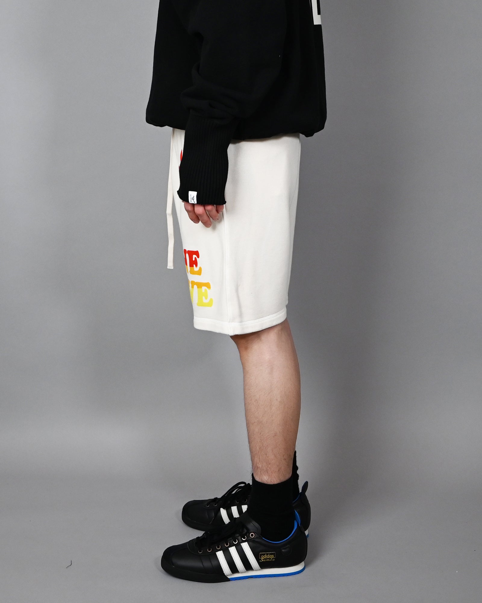 Perfectribs・perfect ribs -  ONE LOVE SWEAT SHORT PANTS / OFF WHITE