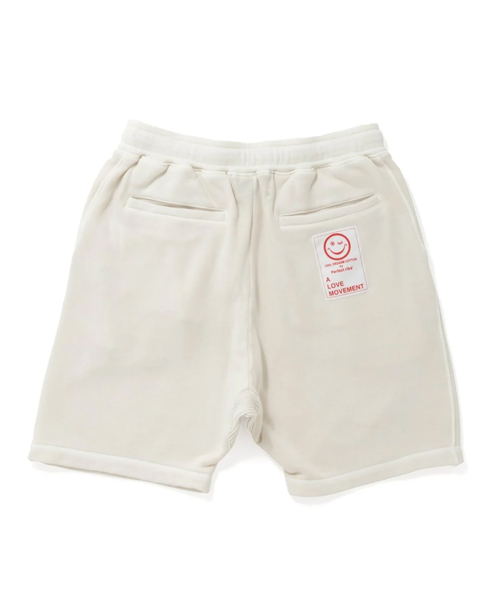 Perfectribs・perfect ribs -  ONE LOVE SWEAT SHORT PANTS / OFF WHITE