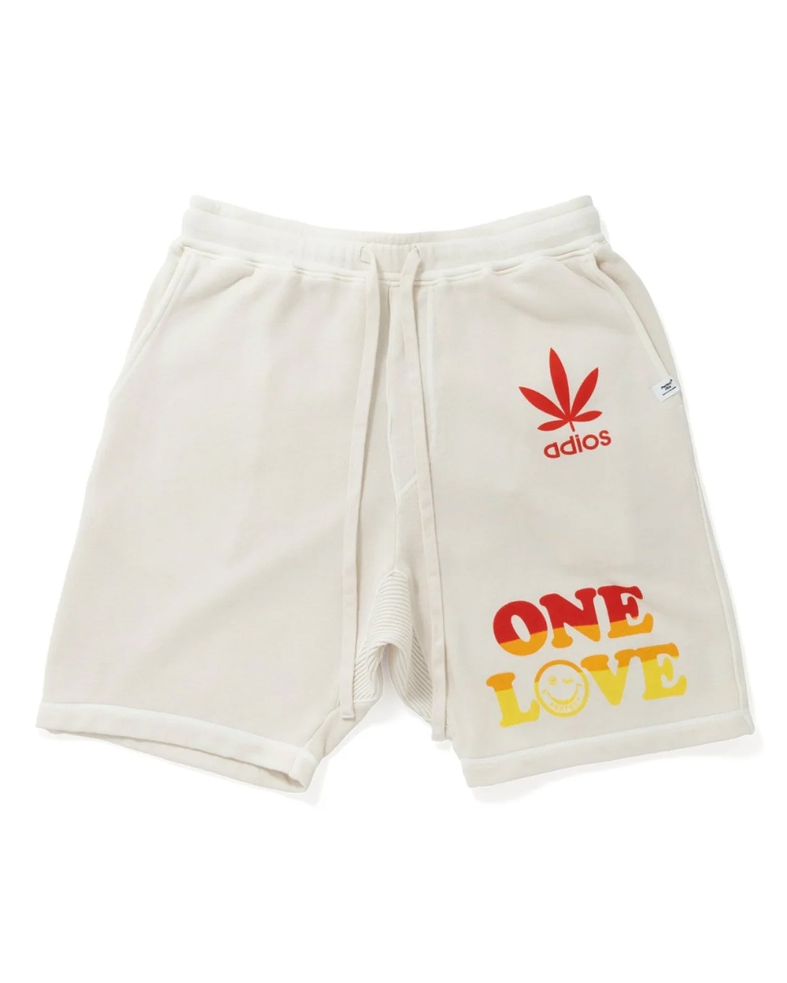 Perfectribs・perfect ribs -  ONE LOVE SWEAT SHORT PANTS / OFF WHITE