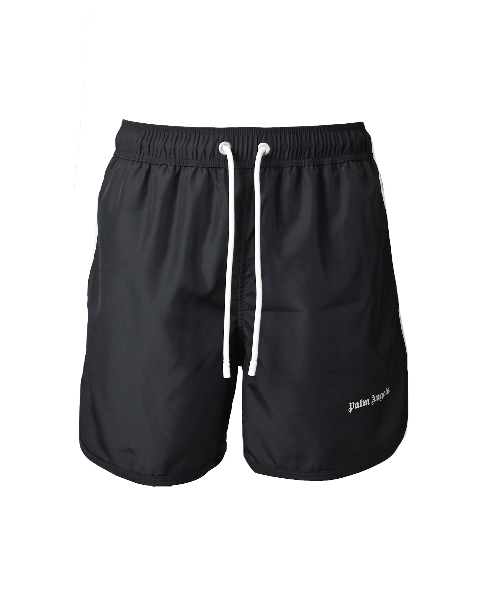 LOGO TRACK SWIMSHORTS/ BLACK