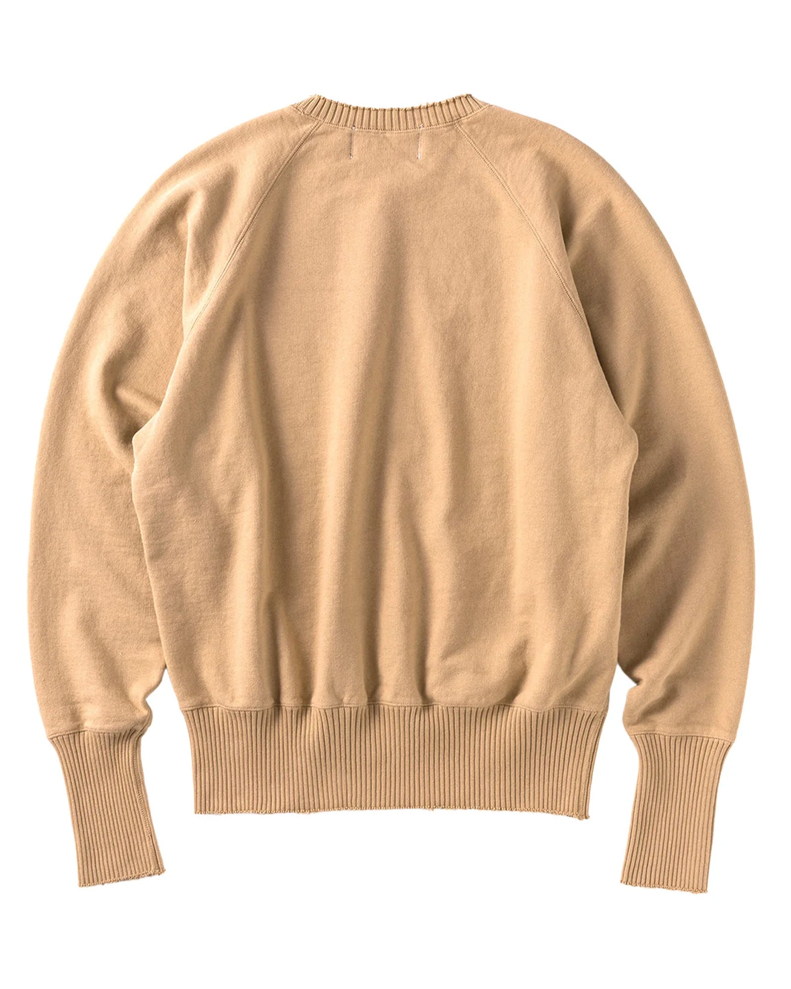 Perfectribs・パーフェクトリブズ - スウェット STRANGE SLEEVE CREWNECK SWEAT SHIRT / LIGHT BROWN