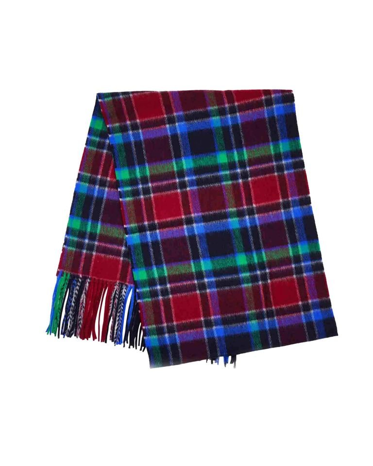 Ader Error・Aadhaar error -  REVINT PLAID MUFFLER / RED