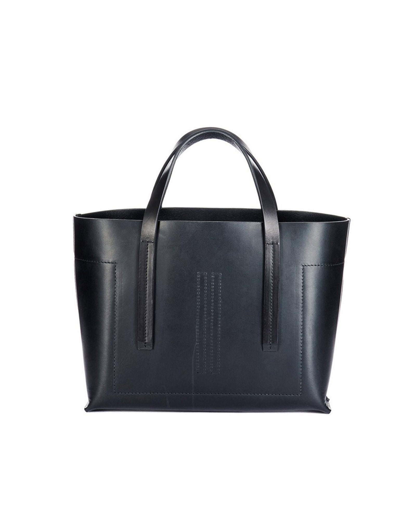 RICK OWENS・リック オウエンス - ハンドバッグ MINI SHOPPER / BLACK