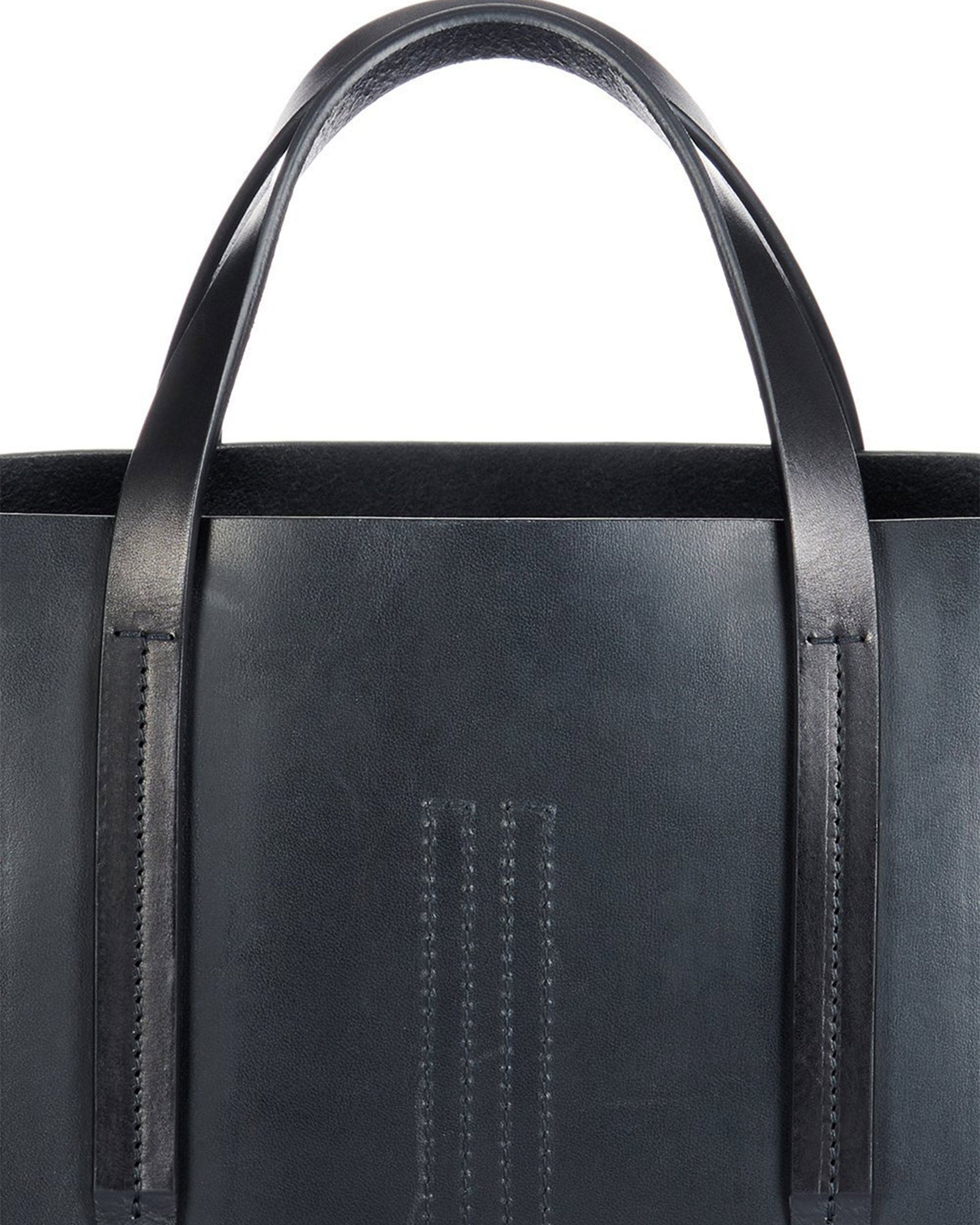 RICK OWENS・リック オウエンス - ハンドバッグ MINI SHOPPER / BLACK