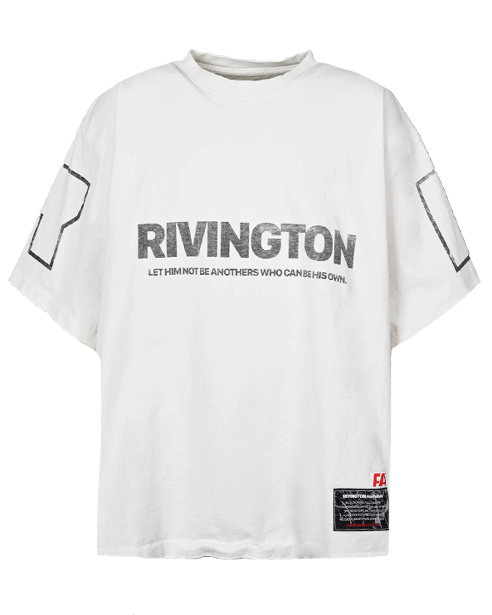 RRR123 (リヴィントン ロイ レビス) HIS OWN CVA TEE / WHITE RRR123 (リヴィントン ロイ レビス) HIS OWN CVA TEE / WHITE